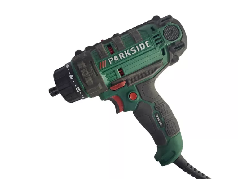 WKRĘTARKA PARKSIDE SIECIOWA 2-SPEED POWER DRILL 300W + WALIZKA