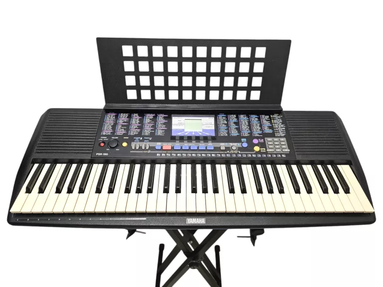 KEYBOARD YAMAHA PSR-190 STOJAK NA NOTY