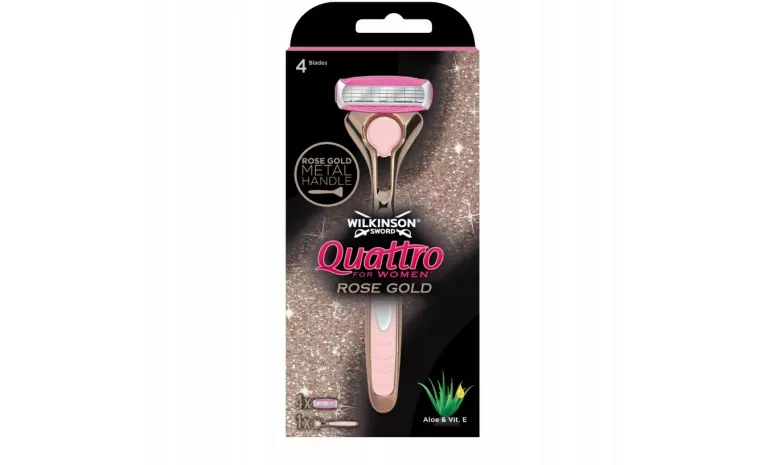 WILKINSON QUATTRO ROSE MASZYNKA, 1+4 WKŁADY