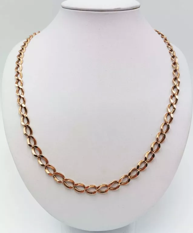 ZŁOTY  ŁAŃCUSZEK P.585 15,10G 63CM