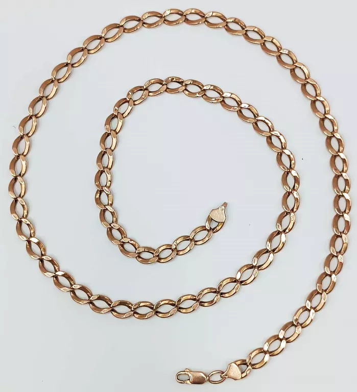 ZŁOTY  ŁAŃCUSZEK P.585 15,10G 63CM