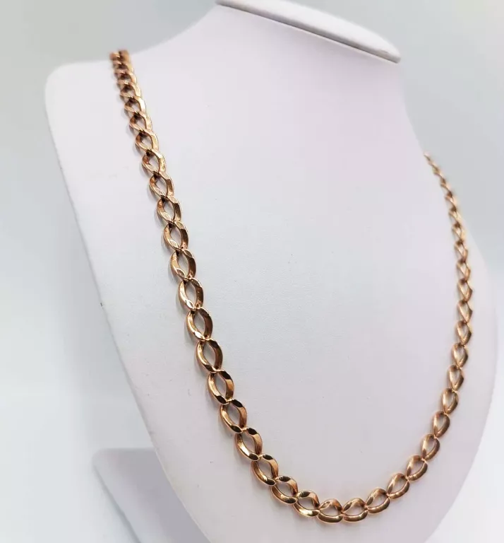 ZŁOTY  ŁAŃCUSZEK P.585 15,10G 63CM