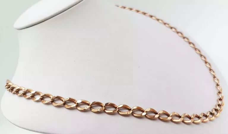 ZŁOTY  ŁAŃCUSZEK P.585 15,10G 63CM