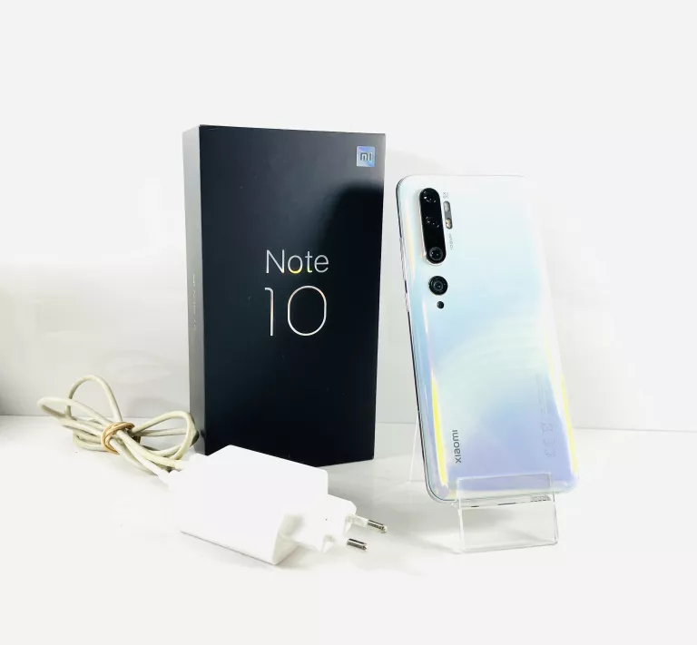 SMARTFON XIAOMI MI NOTE 10 6 GB / 128 GB 4G (LTE) BIAŁY