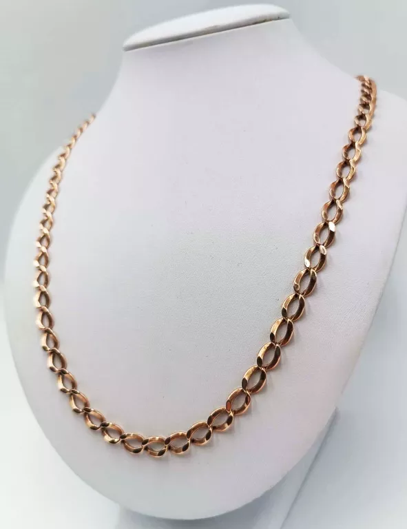 ZŁOTY  ŁAŃCUSZEK P.585 15,10G 63CM