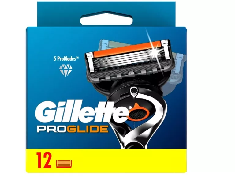 GILLETTE PROGLIDE, OSTRZA DO MASZYNKI DO GOLENIA DLA MĘŻCZYZN, 12 SZT