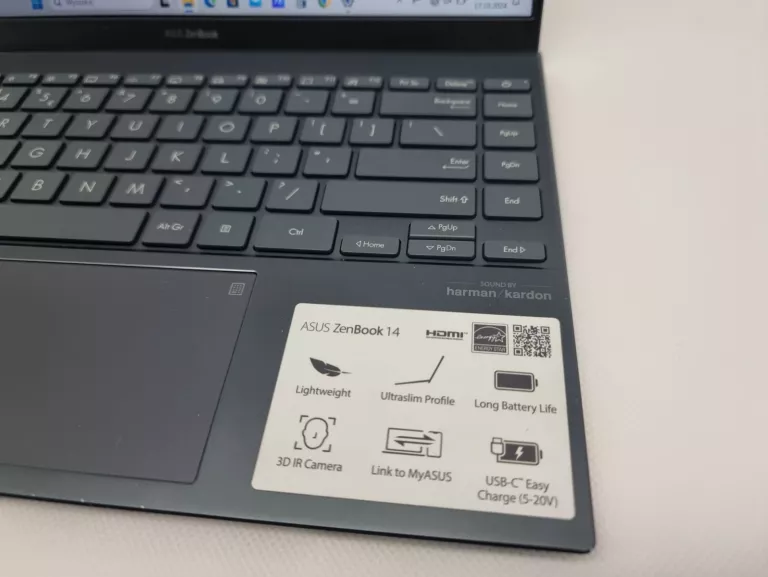 ASUS ZENBOOK 14 UX425JA I5-1035G1/8GB/512GB