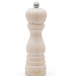 BISETTI MŁYNEK RĘCZNY DO PRZYPRAW DREWNO BIAŁY 19CM