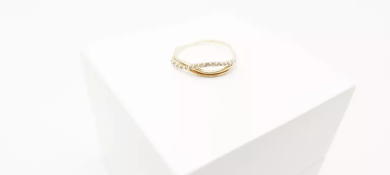 SKROMNY ZŁOTY PIERŚCIONEK P.585 R.15