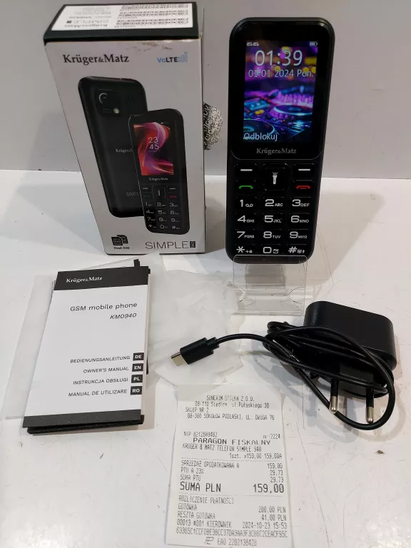 TELEFON KRUGER&MATZ SIMPLE 940
