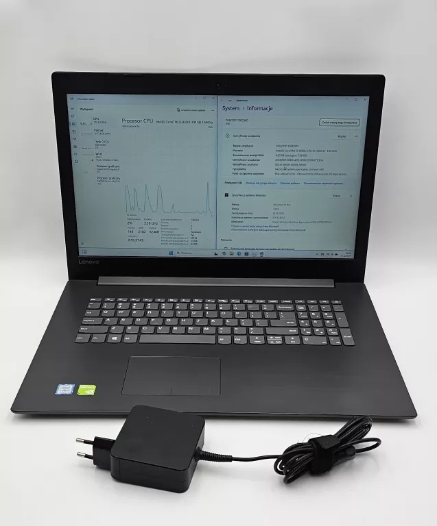 LENOVO IDEAPAD 320-17IKB I5-8250U 8GB 120GB SSD MX150 WIN11P + ZASILACZ