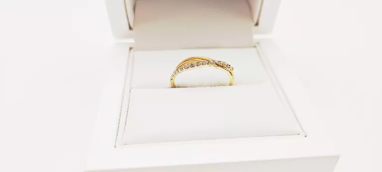 SKROMNY ZŁOTY PIERŚCIONEK P.585 R.15