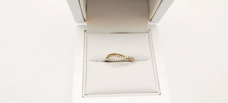 SKROMNY ZŁOTY PIERŚCIONEK P.585 R.15