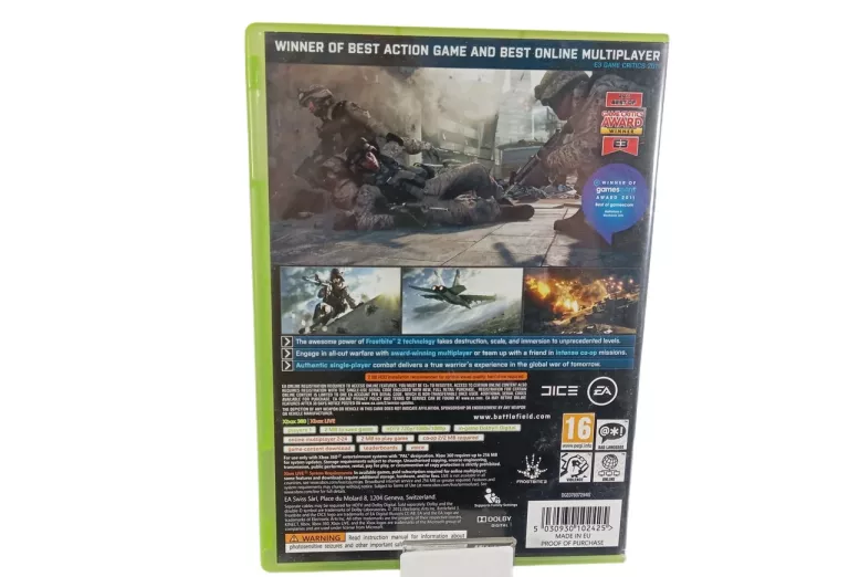 GRA NA XBOX 360 BATTLEFIELD 3