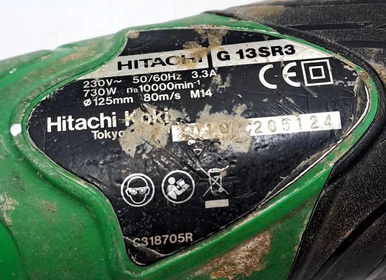 SZLIFIERKA KĄTOWA HITACHI G13SR3