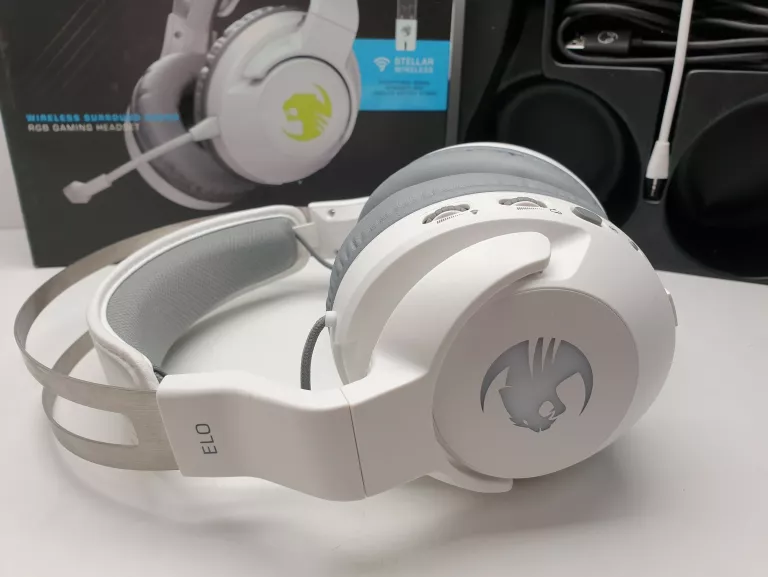 SŁUCHAWKI ROCCAT ELO 7.1 AIR BEZPRZEWODOWE, NAUSZNE KOMPLET