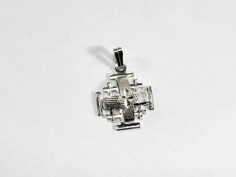 SB051 SREBRO 925 ZAWIESZKA KRZYŻ JEROZOLIMSKI 1,9G