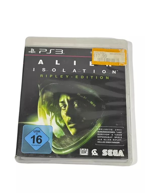 GRA HORROR NA KONSOLĘ PLAYSTATION 3 OBCY: IZOLACJA PS3