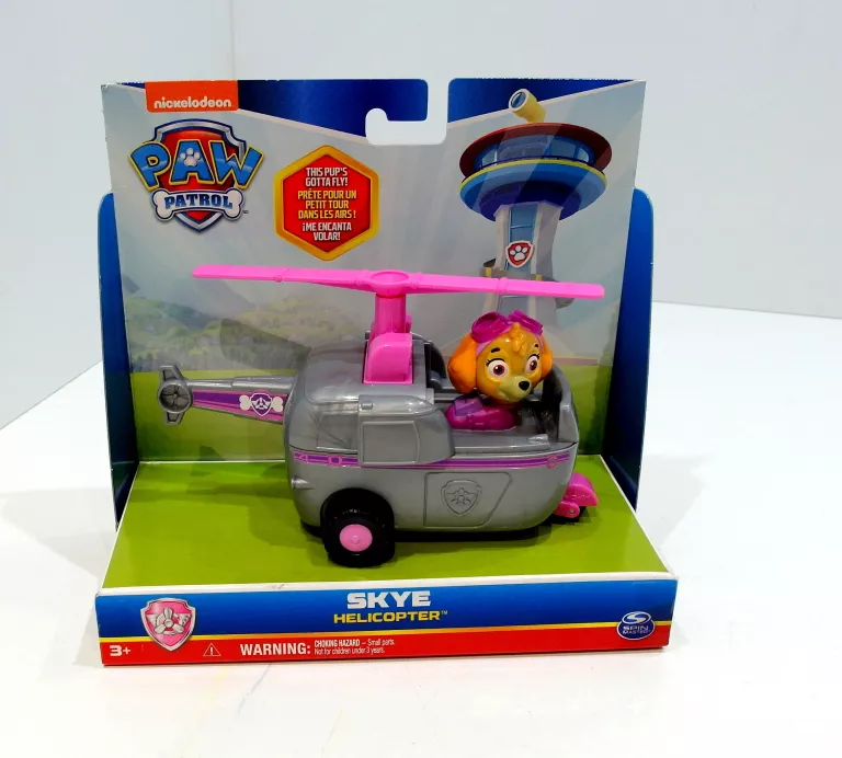 PSI PATROL SKYE FIGURKA POJAZD HELIKOPTER RUCHOMY