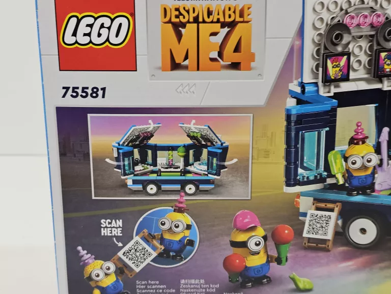 LEGO MINIONS 75581 - IMPREZOWY AUTOBUS MINIONKÓW
