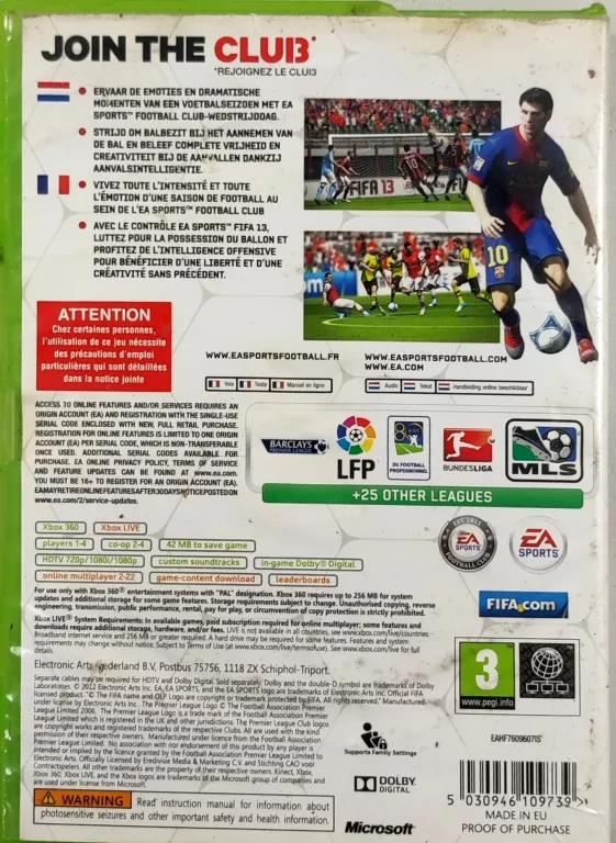 GRA NA XBOX 360 FIFA 13