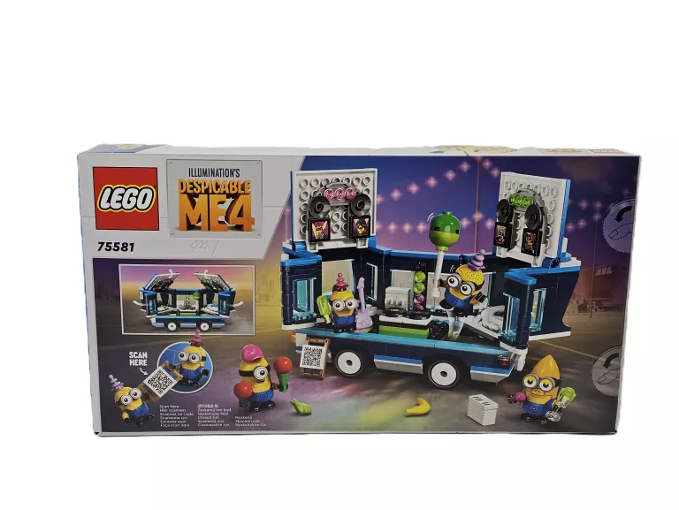 LEGO MINIONS 75581 - IMPREZOWY AUTOBUS MINIONKÓW