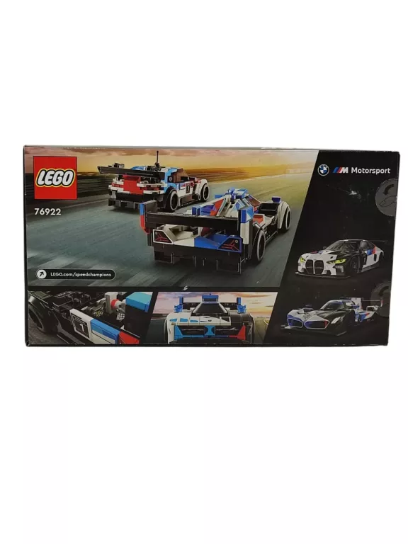 LEGO SPEED CHAMPIONS 76922 SAMOCHODY WYŚCIGOWE BMW M4 GT3 & M HYBRID V8