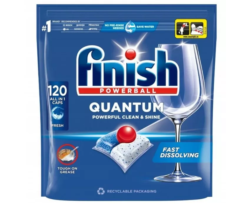 TABLETKI DO ZMYWARKI FINISH QUANTUM ALL IN 1 120SZT