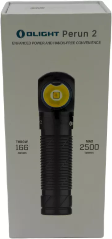 LATARKA CZOŁOWA OLIGHT PERUN 2 PUDEŁKO PLUS DODATKOWA BATERIA OLIGHT