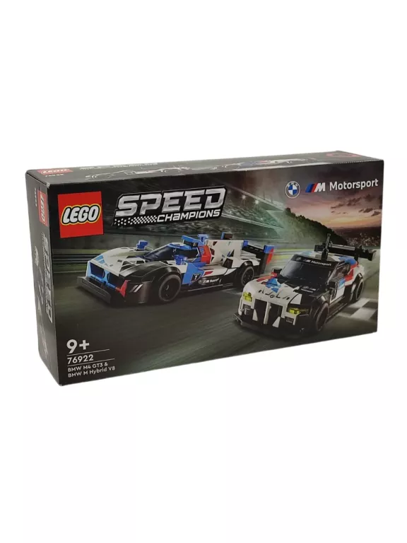 LEGO SPEED CHAMPIONS 76922 SAMOCHODY WYŚCIGOWE BMW M4 GT3 & M HYBRID V8