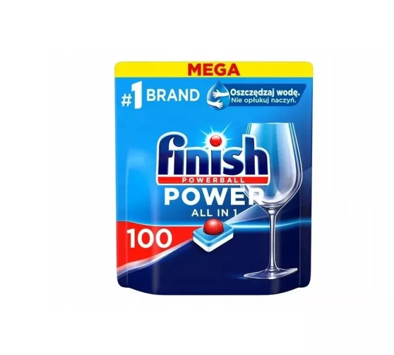 FINISH POWER ALL IN 1 TABLETKI DO ZMYWARKI 100 SZT