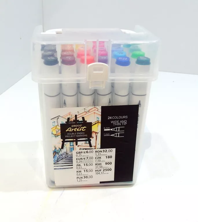 FLAMASTRY PEPCO ARTIST 24 COLOURS