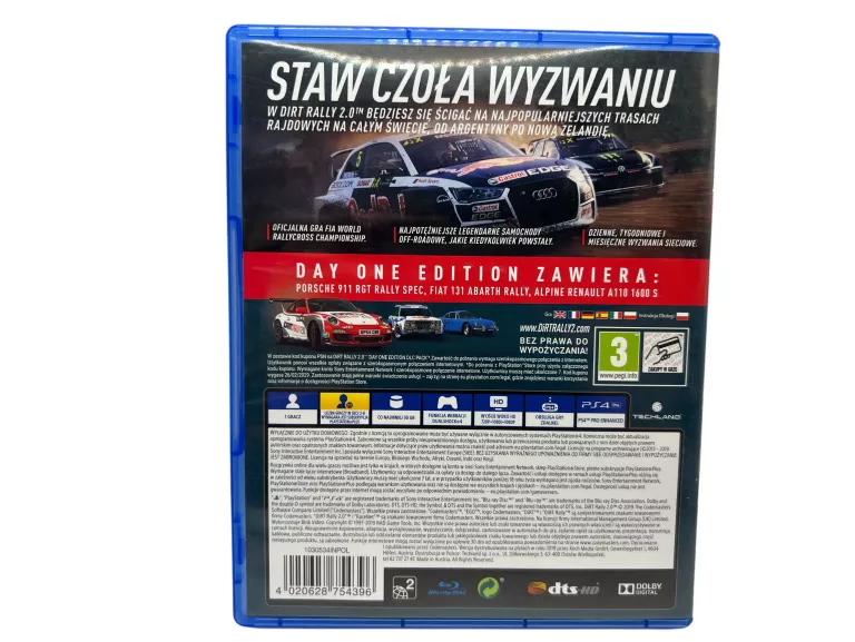 PS4 DIRT RALLY 2.0