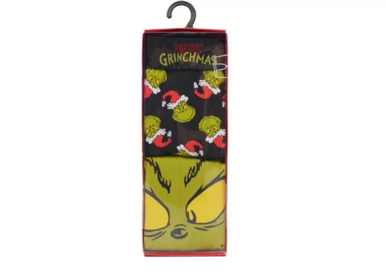 ŚWIĄTECZNE BOKSERKI 2-PAK GRINCH ROZMIAR S