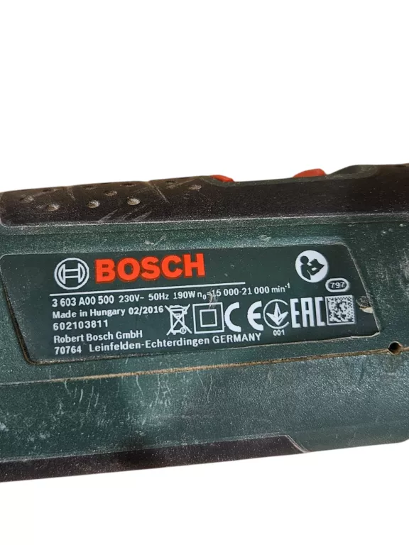 NARZĘDZIE WIELOFUNKCYJNE BOSCH PMF 190 E