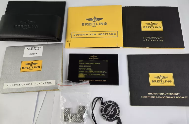 ZEGAREK BREITLING SUPEROCEAN HERITAGE 46 KOMPLET
