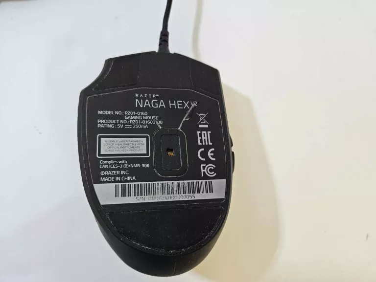 MYSZKA PRZEWODOWA RAZEN NAGA HEX V2 RZ01-0160