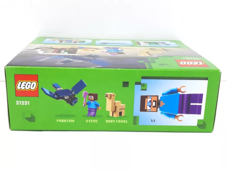 LEGO MINECRAFT 21251 PUSTYNNA WYPRAWA STEVE'A