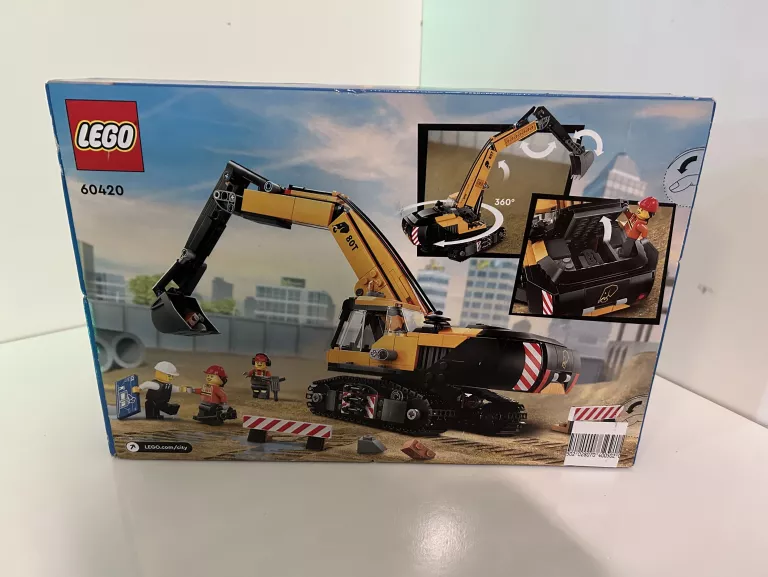 KLOCKI LEGO CITY ŻÓŁTA KOPARKA 60420