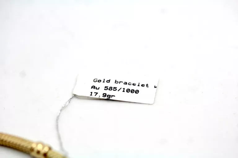 ZŁOT BRANSOLETKA PANDORA PR.585 18CM