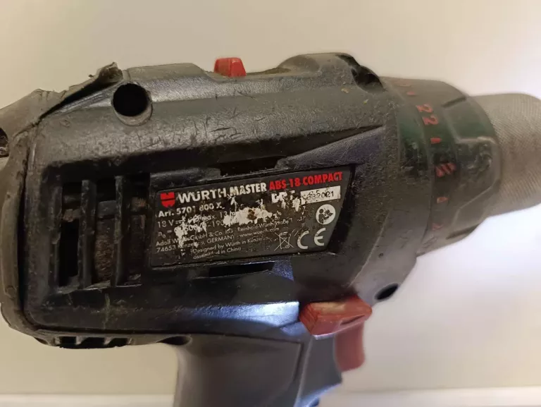 WKRĘTARKA WURTH MASTER ABS 18 COMPACT ( 5701 800 X) + ŁADOWARKA