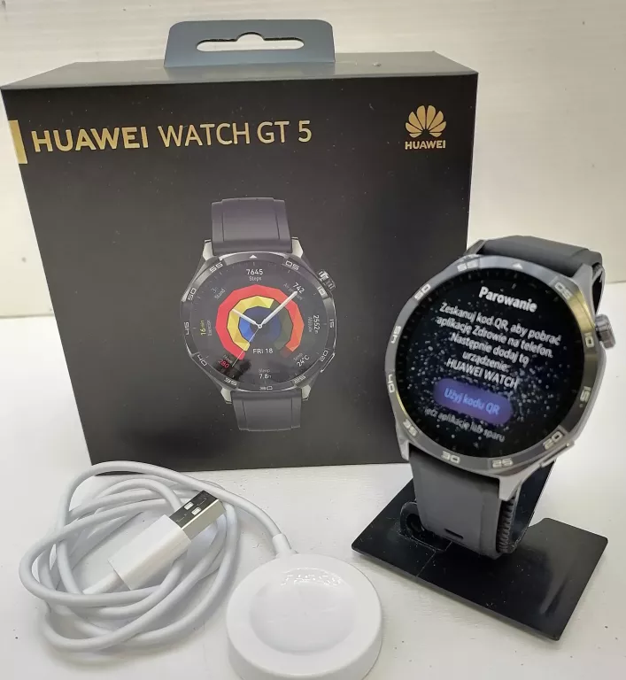 SMARTWATCH HUAWEI WATCH GT 5 ACTIVE 46MM VLI-B19 KOMPLET