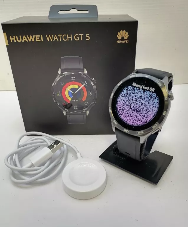 SMARTWATCH HUAWEI WATCH GT 5 ACTIVE 46MM VLI-B19 KOMPLET