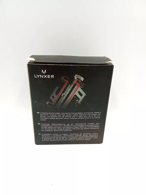 UCHWYT ROWEROWY NA TELEFON NA KIEROWNICĘ LYNXER 55-95MM