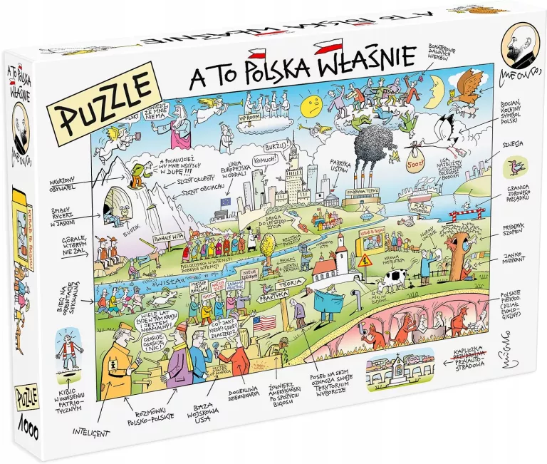 PUZZLE 1000 EL. - A TO POLSKA WŁAŚNIE, MLECZKO