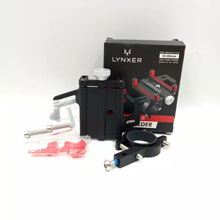UCHWYT ROWEROWY NA TELEFON NA KIEROWNICĘ LYNXER 55-95MM