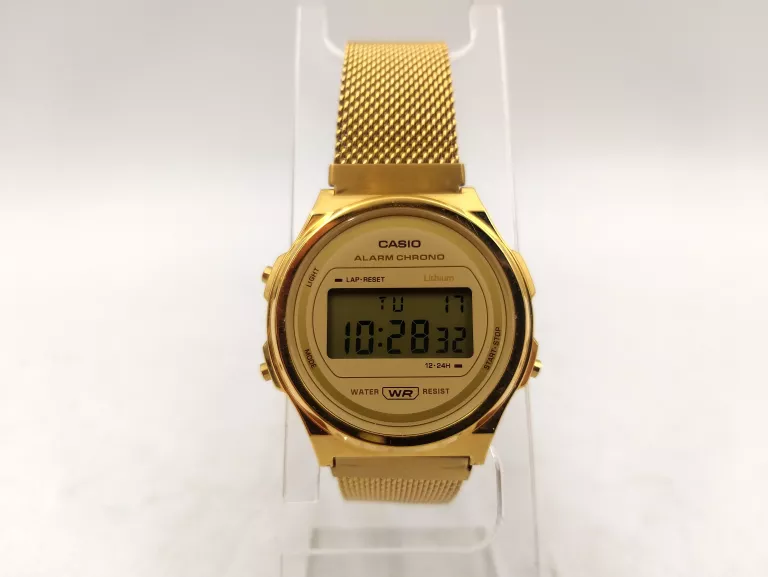 ELEKTRONICZNY ZEGAREK CASIO A171WE W RETRO STYLU SPORTOWY