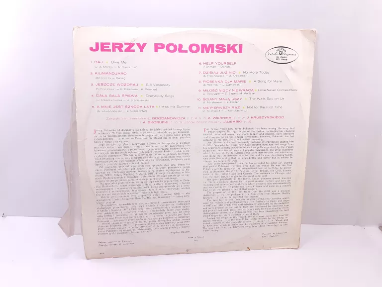 JERZY POŁOMSKI DAJ! PŁYTA WINYLOWA