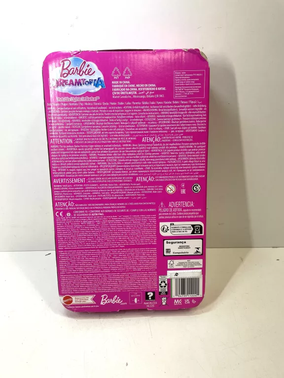 MATTEL BARBIE ŚWIECĄCA MAGICZNA BALETNICA Z RÓŻOWĄ SPÓDNICĄ HLC25