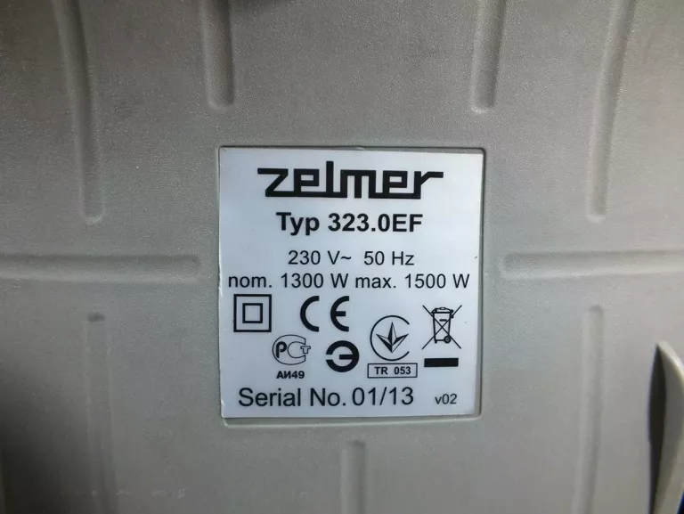 ODKURZACZ ZELMER TYP 323.OEF +KONCÓWKI